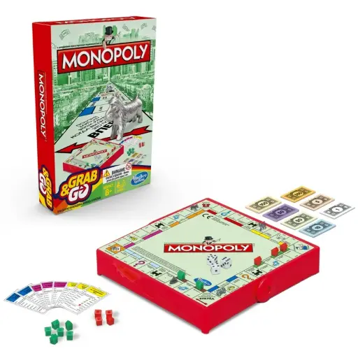 [DNA0027350] Hasbro Monopoly Grab and Go Game