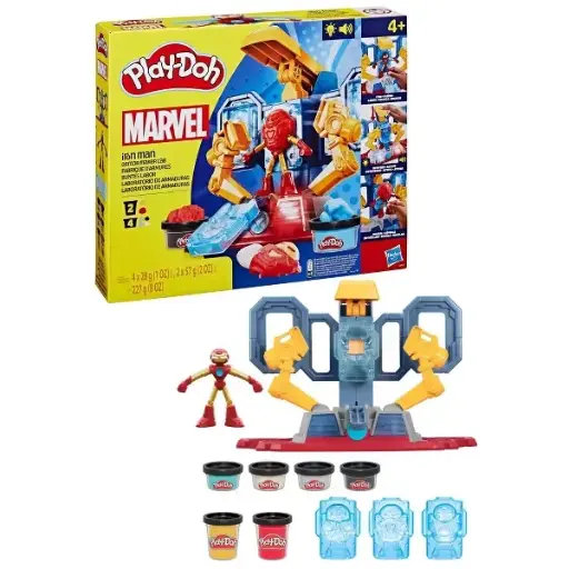 [DNA0027380] Hasbro Play-Doh Marvel Iron Man Armor Maker Lab