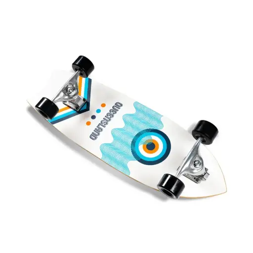 [DNA0027432] Yvolution Delta 30 Fishtail Skateboard – White