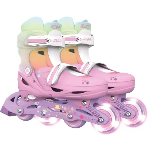 [DNA0027448] Yvolution Neon Combo Skates – Rainbow (Size 3–6)