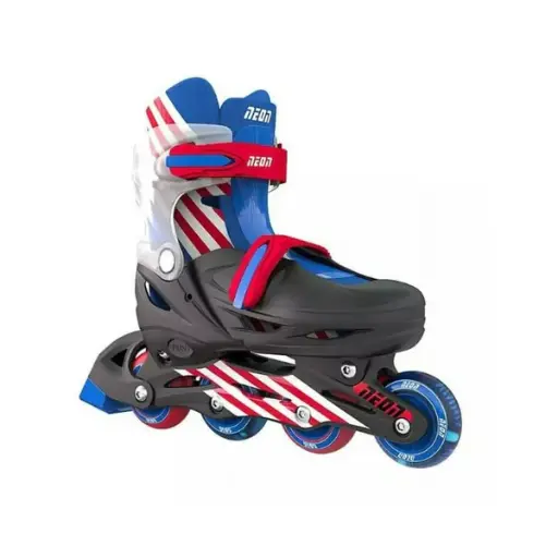 [DNA0027450] Yvolution Neon Combo Skates – Red/Blue (Size 12–2)