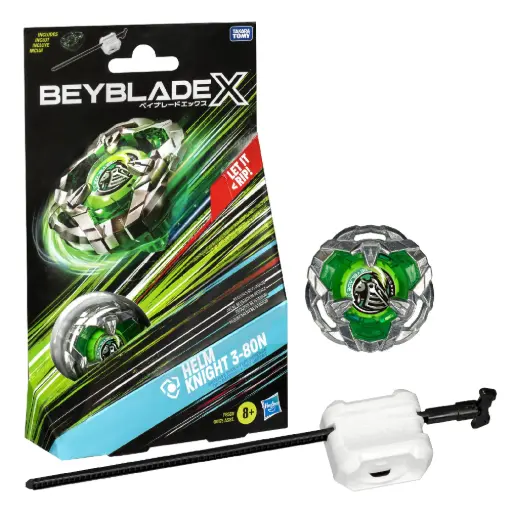 [DNA0027462] Hasbro Beyblade X Helm Knight 3-80N Starter Pack