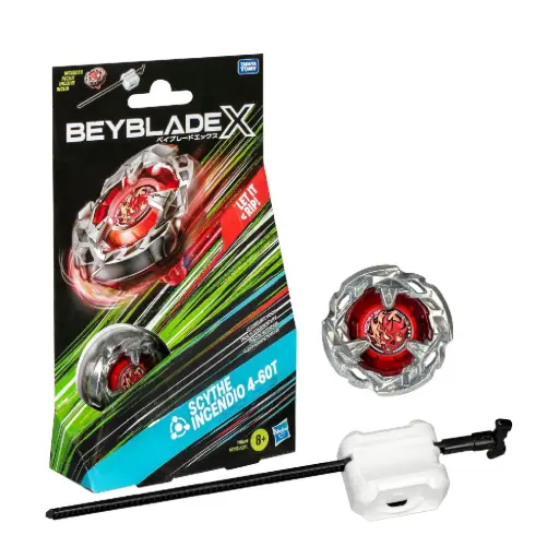 [DNA0027466] Hasbro Beyblade X Scythe Incendio 4-60T Starter Pack