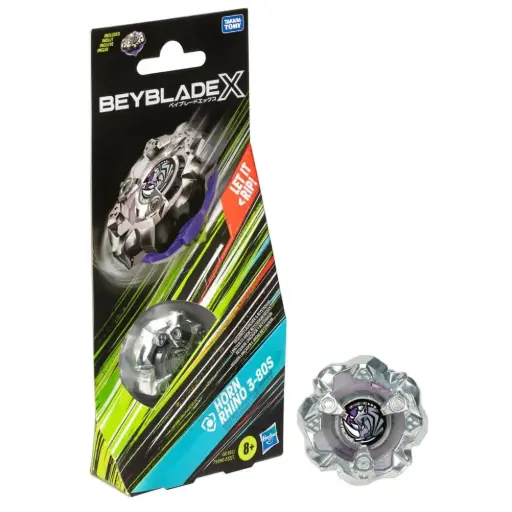 [DNA0027474] Hasbro Beyblade X Horn Rhino 3-80S Starter Pack