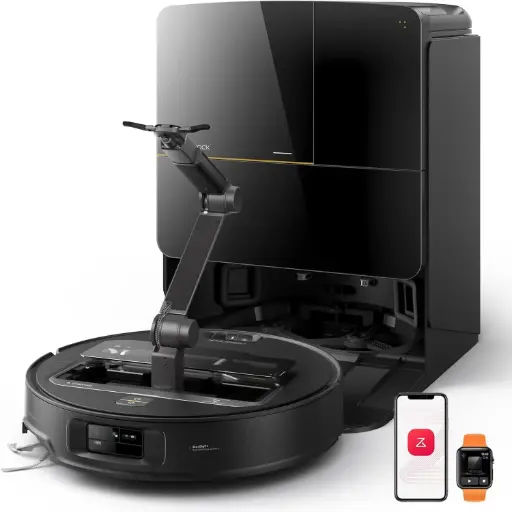[DNA0027489] Roborock Saros Z70 Robot Vacuum & Mop, 22,000Pa - Black​