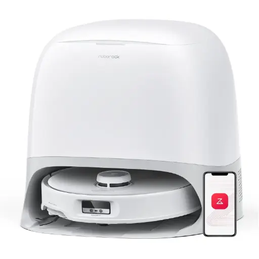 [DNA0027491] Roborock Q Revo Curv Robot Vacuum Cleaner, 18,500Pa - White