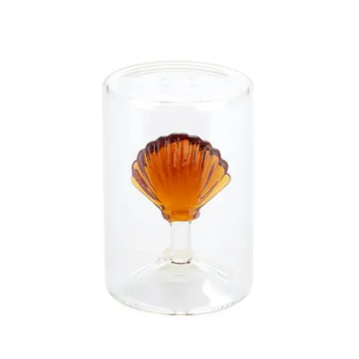 [DNA0027594] Balvi Salt shaker,Atlantis Shell,amber,glass