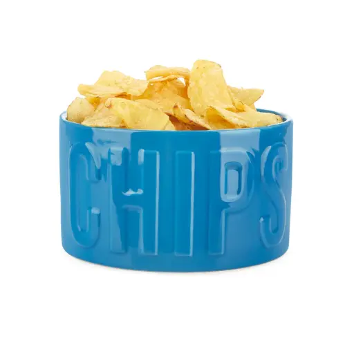 [DNA0027616] Balvi Snack tray,Chips,blue,ceramic