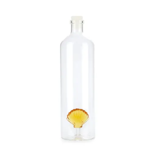[DNA0027627] Balvi Bottle,Atlantis Shell,yellow,1.2 L,glass