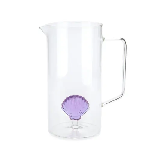 [DNA0027639] Balvi Jar,Atlantis Shell,lilac,glass