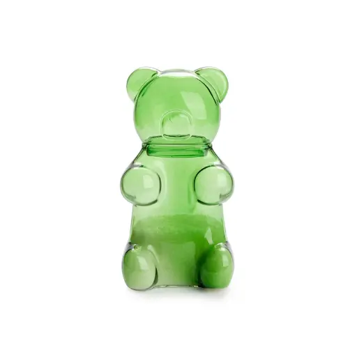 [DNA0027657] Balvi Sugar bowl,Yummy Bear,green,250ml,glass