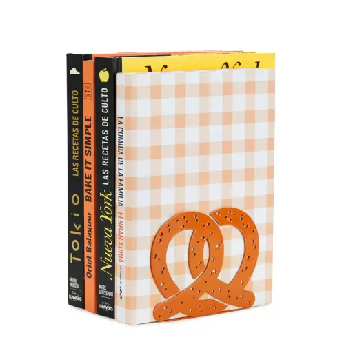 [DNA0027674] Balvi Bookend,Pretzel,brown,metal