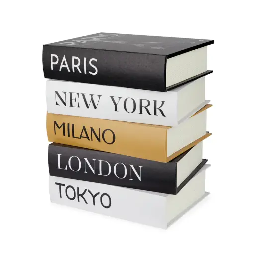 [DNA0027799] Balvi Side table,Metropolitan Book Stack,wood