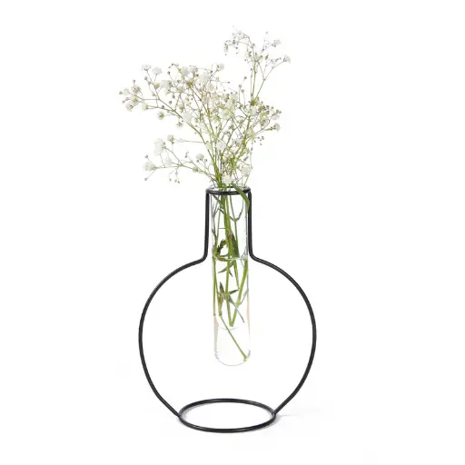 [DNA0027821] Balvi Vase,Round Silhouette,black