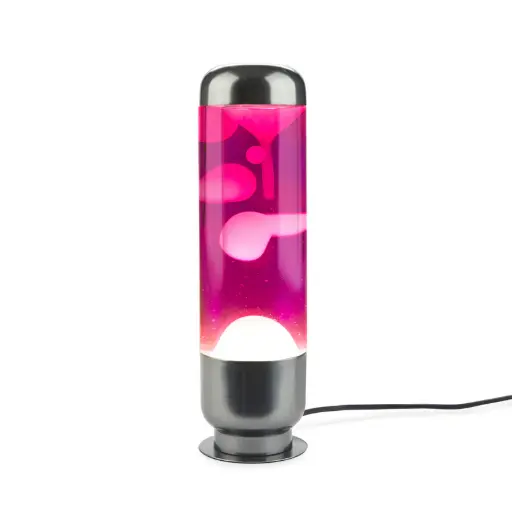 [DNA0027862] Balvi Lava lamp,Capsule,pink/white,aluminium/glass