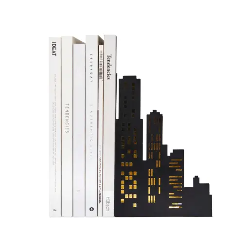 [DNA0027872] Balvi Bookend,City Lights,black,with light,2xAA
