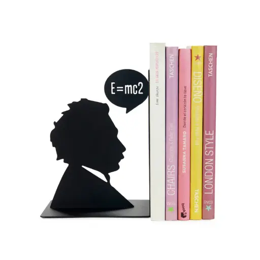 [DNA0027876] Balvi Bookend,Einstein,black,metal