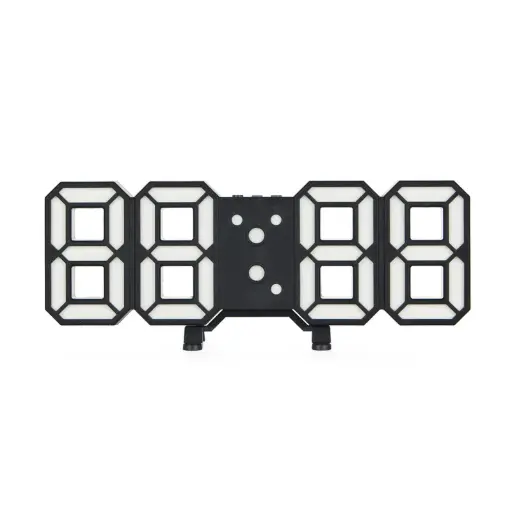 [DNA0027946] Balvi Alarm clock,Digital (S),black,220V-5V incl.