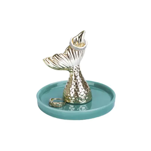 [DNA0027960] Balvi Ring holder,Nayade,golden,porcelain