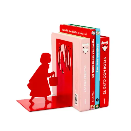 [DNA0027978] Balvi Bookend,Little Red,red,metal