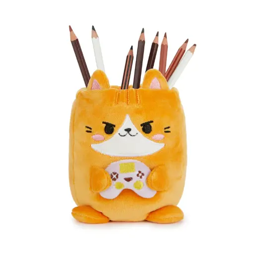 [DNA0027984] Balvi Pen holder,Fluffy Kawaii Gamer,plastic/fabric
