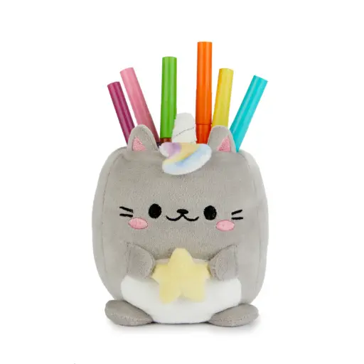 [DNA0027986] Balvi Pen holder,Fluffy Kawaii Starry,gray,fabric
