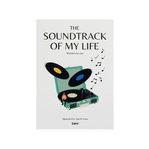 [DNA0028004] Balvi Notebook,The Soundtrack Of My Life,A5,paper