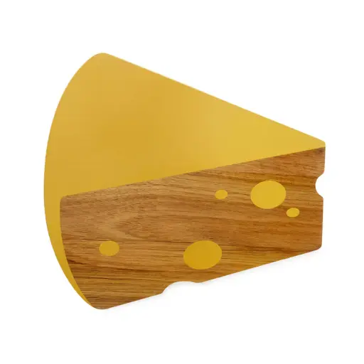 [DNA0028026] Balvi Cheese board,Maasdam;amarillo,wood