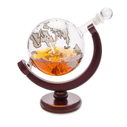 [DNA0028046] Balvi decanter,Globe,glass/wood