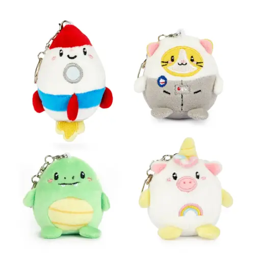 [DNA0028072] Balvi Keyring,Fluffy Friends,assorted,display