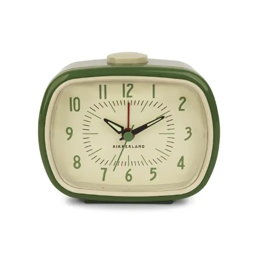 [DNA0028093] Kikkerland RETRO ALARM CLOCK GREEN