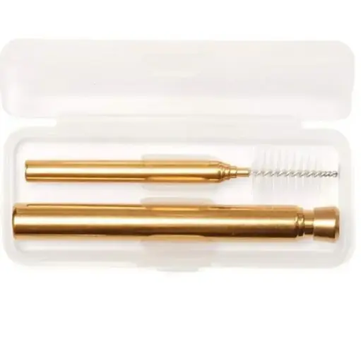 [DNA0028148] Kikkerland COPPER TRAVEL STRAW SET  - code Y923