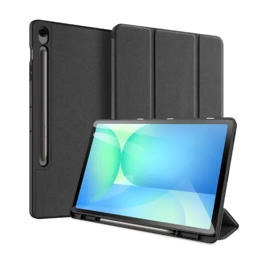 [DNA0028498] Dux Ducis Domo Tri-Fold Smart Folio Case for the Samsung Galaxy Tab S10 FE+ Black