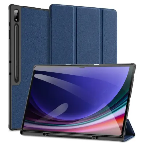 [DNA0028500] Dux Ducis Domo Tri-Fold Smart Folio Case for the Samsung Galaxy Tab S10 Ultra Dark Blue