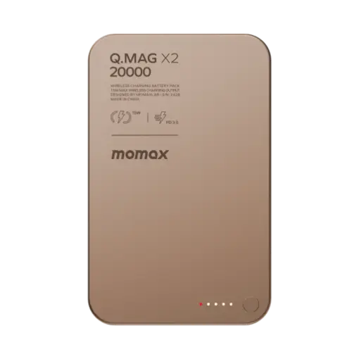 [DNA0028599] Momax Q.Mag X2 Magnetic Wireless Power Bank 20000mAh (Gen 2)