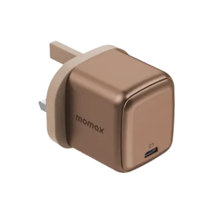 [DNA0028615] Momax Charge & Port GaN 65W Charger (UK) - Gold