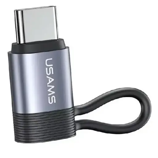 [DNA0028673] محوّل USAMS US-SJ677 AU17 من Lightning إلى Type-C بقدرة 30 واط PD – لون معتّق