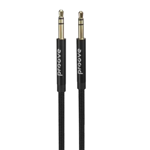 [DNA0028769] Proove Weft AUX Cable 1m (Black)