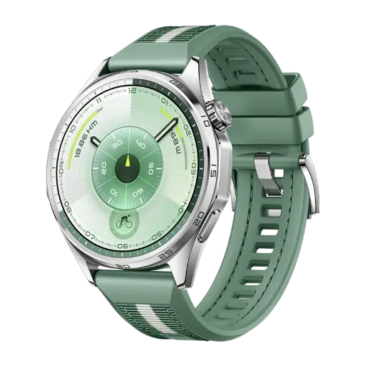[DNA0028953] هواوي واتش GT6 مقاس 46 ملم – اللون الأخضر مع سوار EasyFit لساعة GT6 مقاس 46 ملم (22 ملم) (هدية)