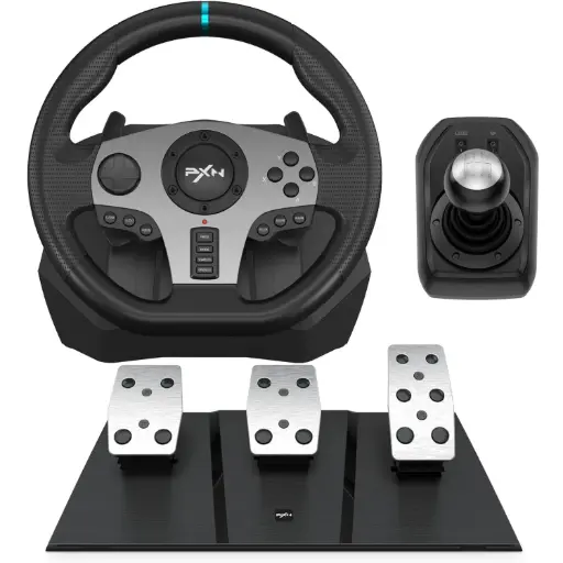 [DNA0029281] PXN V9 Racing Wheel with Pedals and Shifter - 270/900 Degrees