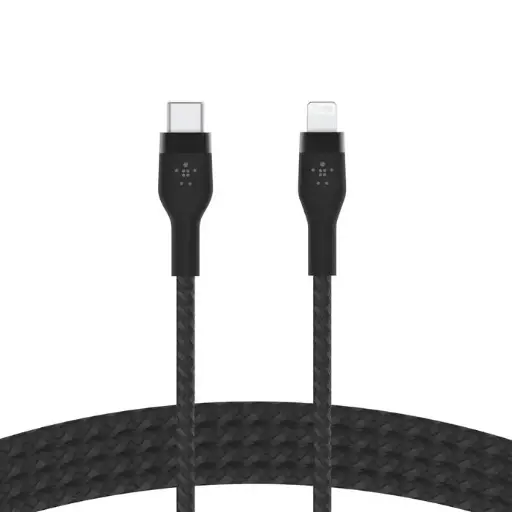 [DNA0029763] Belkin BoostCharge Pro Flex Braided USB-C to Lightning Cable, 1M, Black