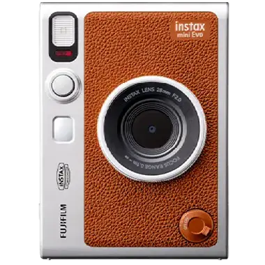 [DNA0029889] كاميرا فورية فوجي فيلم Instax Mini EVO — اللون البني