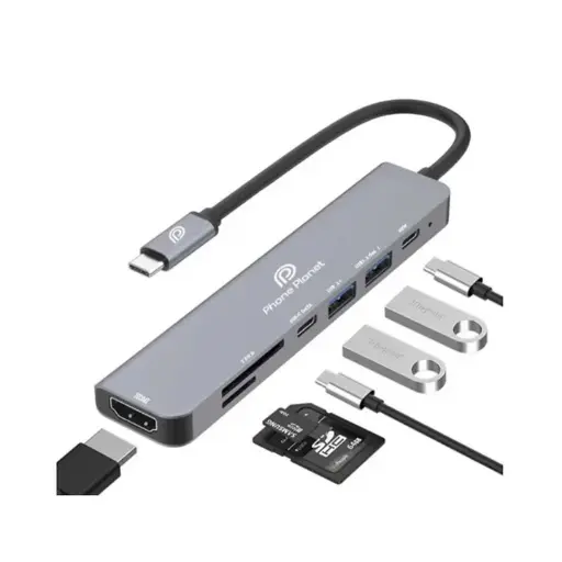 [DNA0030065] Phone Planet Hub 7 in 1 Hub Type-c DS07