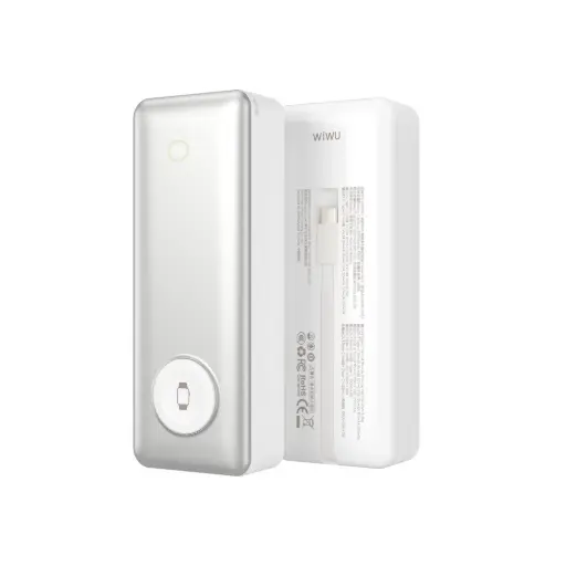 [DNA0030155] WiWU P023 Elite Power Bank 20,000mAh - Silver