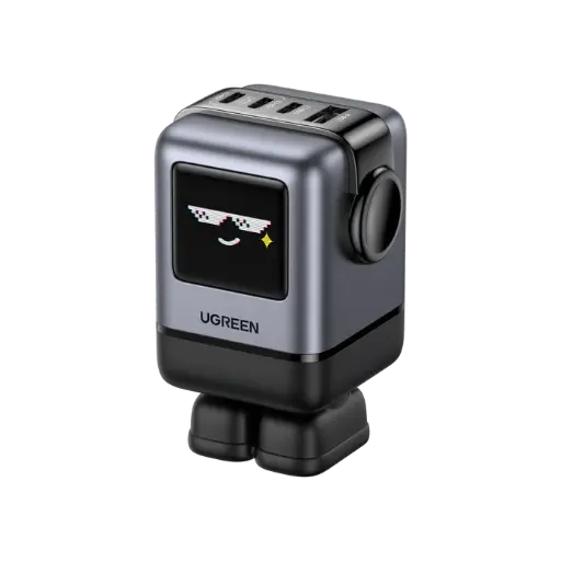 [DNA0030232] UGREEN Nexode Robot GaN 100W 4-Port Fast Charger - Black