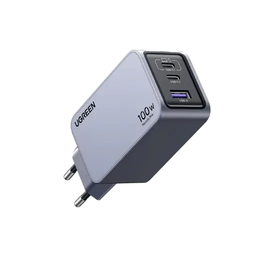 [DNA0030236] UGREEN Nexode Pro 100W 3-Port GaN Fast Charger with Cable