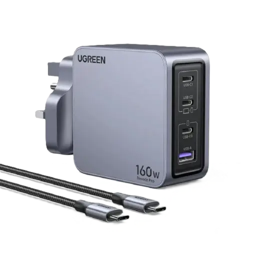 [DNA0030238] UGREEN Nexode Pro 160W 4-Port GaN Fast Charger Set