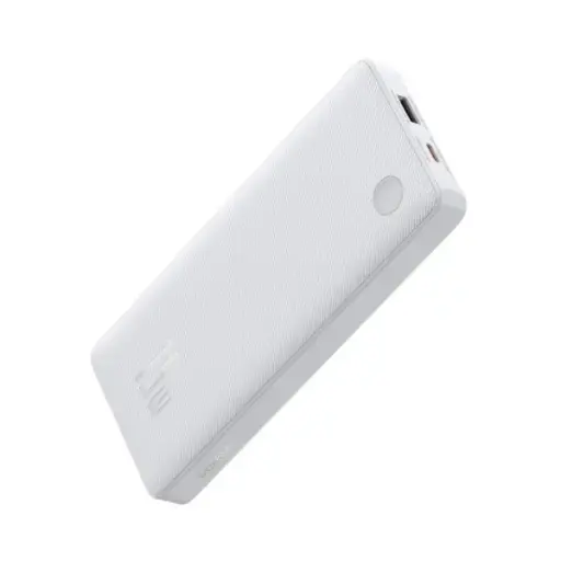 [DNA0030318] Baseus Airpow Lite Power Bank 10000mAh 15W White (With Cable USB-C 30cm White)