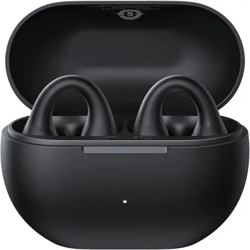 [DNA0030388] Baseus Bass 15 Clip Open-Ear Earphones Black (With Cable C 0.3m Black)