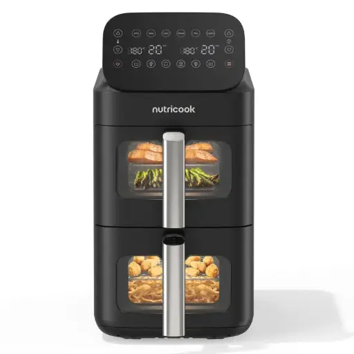 [DNA0030546] قلاية هواء Nutricook Duo Stack Air Fryer Pro بسعة 9.6 لتر